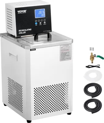 Productafbeelding van Labor-koeler, circulatiekoeler, 6 liter, 900W, koelcirculator, temperatuurbereik -20°C tot 100°C