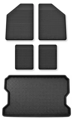 Immagine prodotto di Tappetini a vasca + bagagliaio per Fiat Uno 1983-1989 hatchback 5 pezzi