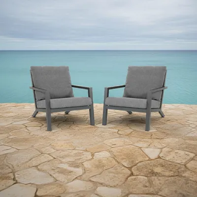 Produktbild von Lesli Living Loungesessel im 2er-Set "Down Town"