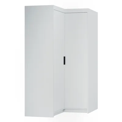 Produktbild von AX LIVING Schrank Modern Eckschrank weiß Storicos 97,8 x190,5 x97,8cm