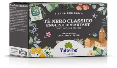 Obrázek produktu pro Valberbe. Černý čaj English Breakfast. 20 sáčků