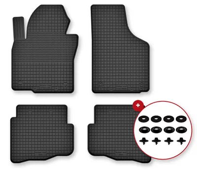Zdjęcie produktu dla Dywaniki korytkowe do: Mitsubishi Pajero III 1999-2006 4 szt. ze stoperami