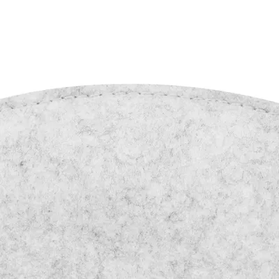 Produktbild von Sitzkissen aus Filzstoff, Stuhlkissen Sitzpolster Stuhlpolster, im 4er Set, mit Filzstoff in weiß und Polsterung rund