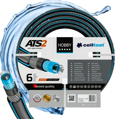 Obrázek produktu pro CELLFAST 16-201, 50 m, Nad zemí, Černá, 30 bar, -20 - 60 °C, 1 kusů