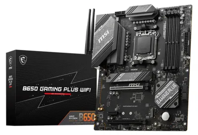 Produktbild von MSI 7E26-001R B650 GAMING PLUS WIFI Motherboard AMD B650 Buchse AM5 ATX