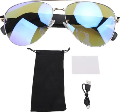 Image de Lunettes de traduction IA, Bluetooth V5.4, microphone et haut-parleur intégrés, traducteur polarisé UV400, plus de 100 langues