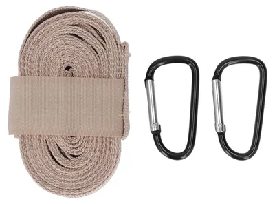Obrázek produktu pro Venkovní prodlužovací popruh na stanovou markýzu – multifunkční nylonová kempingová šňůra, lano, šňůrka – khaki