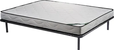Produktbild von Set 140 x 190 cm Lattenrost + Schaumstoffmatratze mit Bambusbezug - Marke KANANI by NATUREA