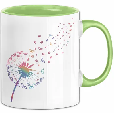 Produktbild von Hund Tierliebhaber Tasse Geschenk Lustige Geschenkidee Spruch (Grün)