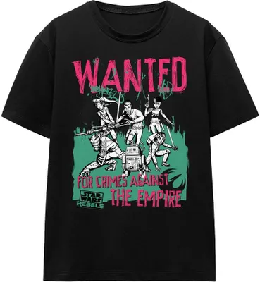 Produktbild von Star Wars - "Wanted Rebels" T-Shirt für Herren/Damen Uni TV17009 (M) (Schwarz)