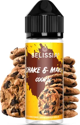 Produktbild von Belissia Shake and Make Cookie - 10ml hochdosiertes Lebensmittelaroma + 120ml Schüttelflasche - Für Backen, Speisen, Getränke, Shakes, DIY & Raumduft