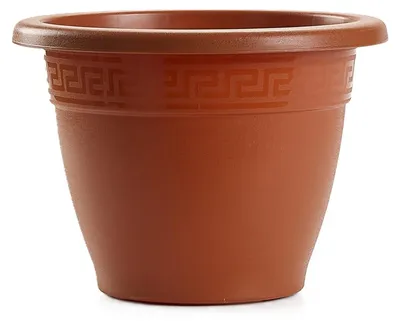 Produktbild von Plasticforte Pflanztopf - Terrakotta braun - 20x15 cm - Kunststoff