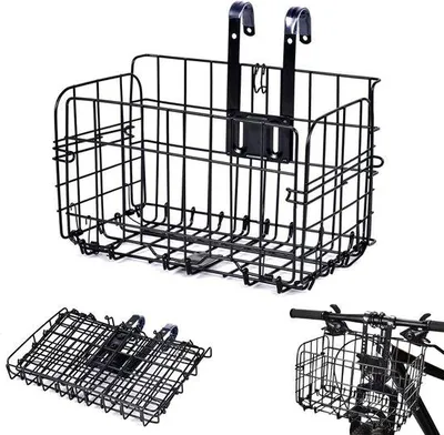 Produktbild von Famanu Fahrradkorb - Faltbar und abnehmbar - Fahrradaccessoires für Mountainbikes