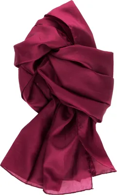 Produktbild von Seidenschal Halstuch Schal lila aubergine Seide 180x45cm