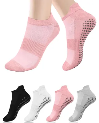 Produktbild von Pilates-Socken für Damen – rutschfest – 4 Paar