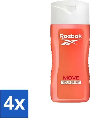Obrázek produktu pro Reebok - Move Your Spirit - sprchový gel - 400 ml - hodnotné balení - 4 kusy