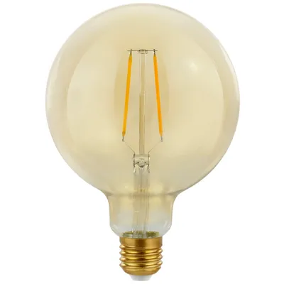 Produktbild von LED Filament Globe G125 2W = 25W E27 klar Gold Retro Shine warmweiß 2700K