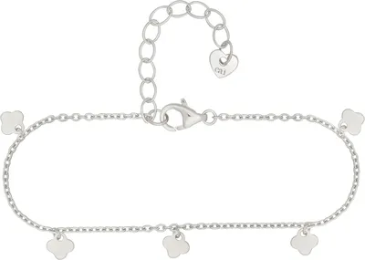 Produktbild von cai Armband 925 Silber rhodiniert Anhänger Kleeblatt