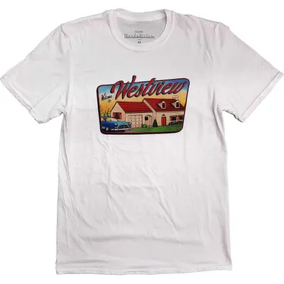 Immagine prodotto di Marvel Comics - Maglietta WandaVision Westview Unisex Media - Bianco