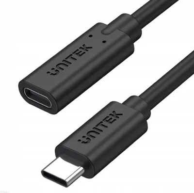 Zdjęcie produktu dla UNITEK C14086BK-1.5M, 5 m, USB C, USB C, USB 3.2 Gen 2 (3.1 Gen 2), 10 Gbit/s, Czarny