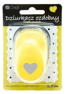 Produktbild von Dekorativer Locher, 2,5 cm, Herzform – Dalprint