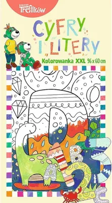 Imagen del producto de Libro para colorear de gran formato - Números y letras