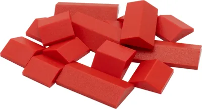 Image de LEGO® City Jeu de tuiles avec 5 tuiles faîtières 2x4 et 10 tuiles faîtières 2x2 - NOUVEAU Pièces 15x