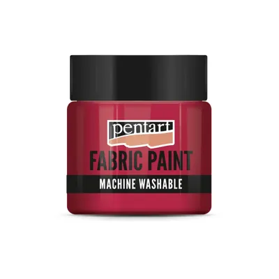 Produktbild von PENTART Stofffarbe, 50 ml, Karmin
