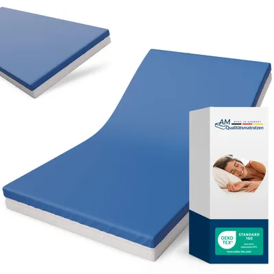 Produktbild von AM Qualitätsmatratzen | Premium Pflegematratze 90x200 cm - Dekubitusprophylaxe - Standard für die Heimpflege