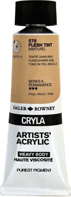 Produktbild von Daler Rowney Cryla Artists’ Acrylfarbe Peach Pink 75 ml 1 stk