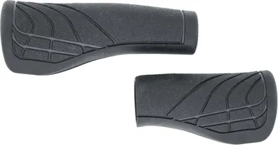 Produktbild von Cycleparts Fahrradgriffe Line kurz lang Drehschaltgriff rechts 125/90mm mit Endkappen