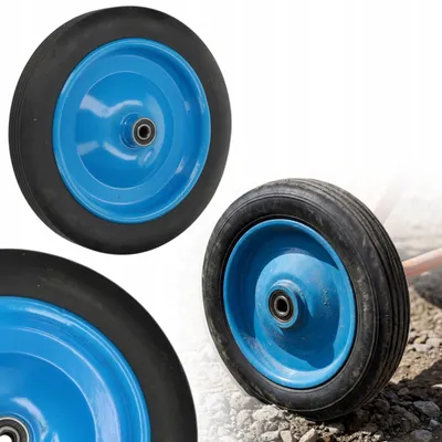 Produktbild von Gummirad 325 mm 13" x 3" für Betonmischerwagen mit Metallfelge