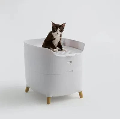 Produktbild von Makesure Katzentoilette TOP, Extragroß mit Streuschaufe