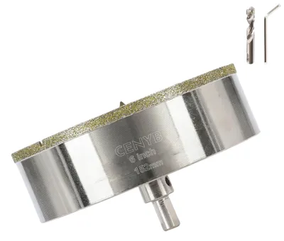 Immagine prodotto di Elzusha -  diamantata per trapano, diametro 152 mm, ideale per piastrelle e vetro