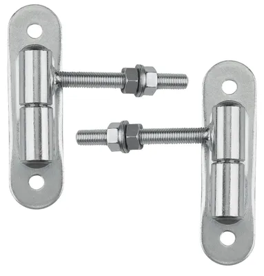 Produktbild von SOTECH Torangel Ø 27 mm M16 x 96 mm – Anschraubplatte 180 x 50 x 5 mm, Stahl verzinkt (2 Stück)