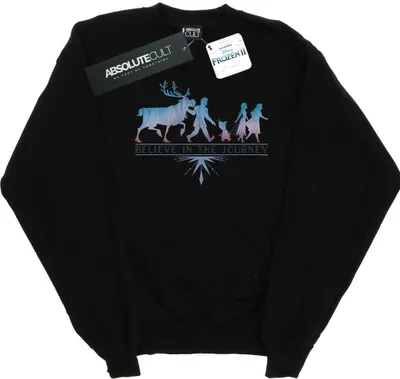 Produktbild von Disney - "Frozen 2 Believe In The Journey" Sweatshirt für Damen BI18686 (XL) (Schwarz)