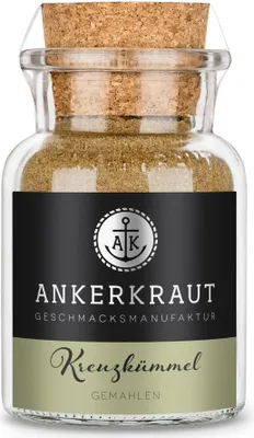 Produktbild von Kreuzkümmel, gemahlen, 75g im Korkenglas
