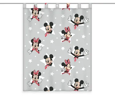 Produktbild von Disney Minnie & Mickey Gardine Vorhang Fertiggardine 140 x 175 cm blickdicht