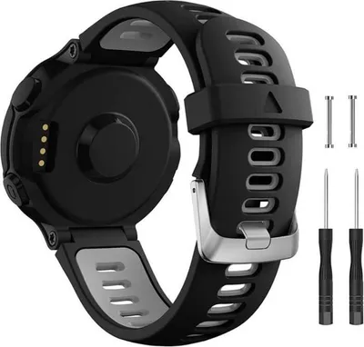 Produktbild von Armband 735xt Forerunner Weiches Silikon-Ersatz-Sportarmband Kompatibel mit Forerunner 230/235/620/630/735XT Schließe