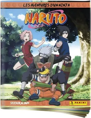 Image de Album PANINI NARUTO Les aventures d'un ninja, Album de Collection, 32 Pages, 176 Stickers dont 48 Spéciaux