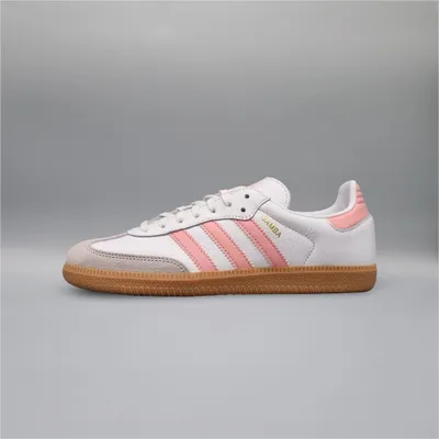 Produktbild von Adidas Samba OG J In White Pink for Junoirs – 3.5 UK - 36 EU - 4 US / White Pink