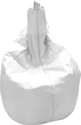 Produktbild von Pouf Angillina, Mehrzwecksessel, Sitzsack, Hockerhocker,  Italy, 80x80 h120 cm, Weiß