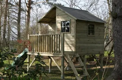 Produktbild von Kinderspielhaus Spielhaus Holz-Gartenhaus Spielhütte Kinder - (3992)