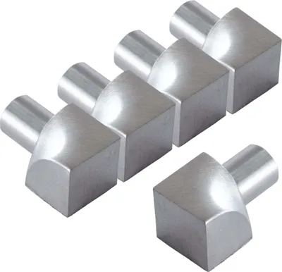 Produktbild von Dalsys 5x Inneneck für Fliesenschiene 10mm Viertelkreisprofil Edelstahl Gebürstet, Fliesenprofil