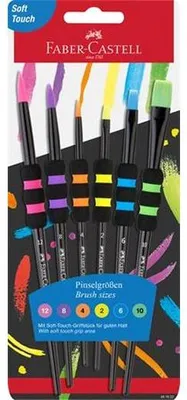 Štetec, sada, no. 2-4-6-8-10-12, FABER-CASTELL