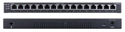 Obrázok produktu pre TP-Link JetStream TL-SG2016P, L2/L3/L4, Gigabit Ethernet (10/100/1000), Podpora napájania cez Ethernet (PoE)
