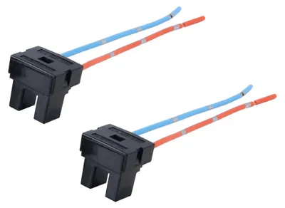 H7 Lampenfassung weiblich, 2 Stück, Kupferstecker, Kabelbaum