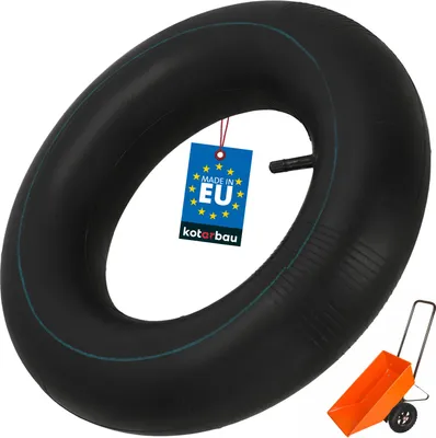 Obrázek produktu pro KOTARBAU® duše pro kolečko 4.00-8, náhradní duše pro kolečko, průměr 35 cm s ventilkem, duše pro kolo kolečka, standardní velikost pro pneumatiky 4.80/4.00-8
