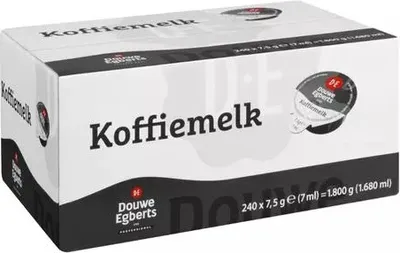 Zdjęcie produktu dla Douwe Egberts - kawa z mlekiem, filiżanki 7,5 g, opakowanie 240 sztuk