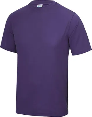 Immagine prodotto di Just Cool JC001 | Cool T-Shirt +WRAP  +Protezione solare 30 - Colore: Viola - Taglia: M